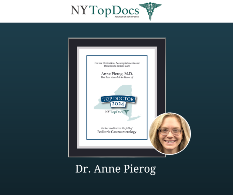 Ny Top Docs Awards Dr. Anne Pierog For 2024